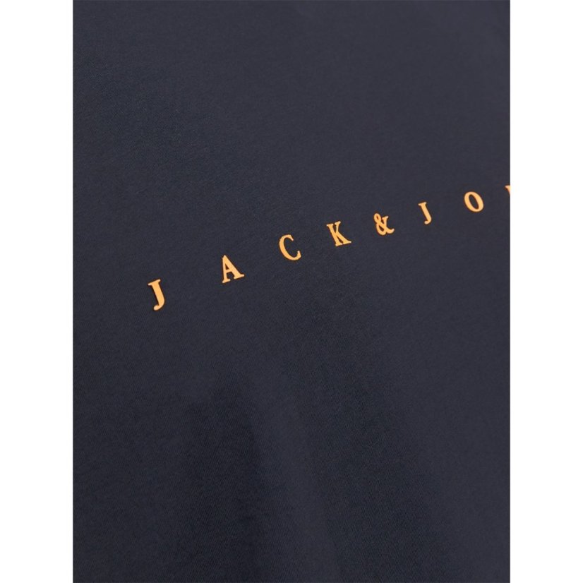 Jack and Jones Star T-Shirt Mens Plus Size Dark Navy