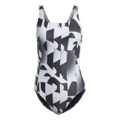 adidas 3-Stripes Graphic Swimsuit Black