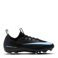 Nike Zoom Mercurial Vapor 16 Juniors Firm Ground Football Boots Black/Blue
