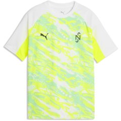 Puma Kids' Short Sleeve Performance T-Shirt White/Yellow