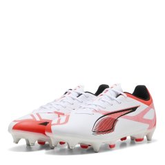 Puma Men's Ultra Play Soft Ground Football Boots Puma White