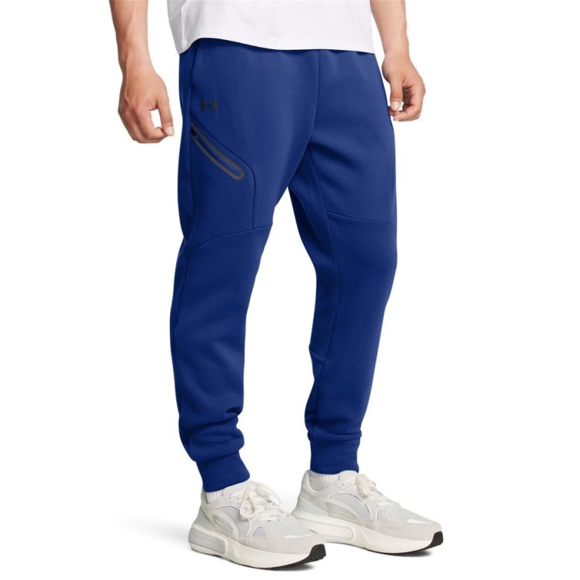 Under Armour Men's Unstoppable Closed Hem Fleece Joggers Blue