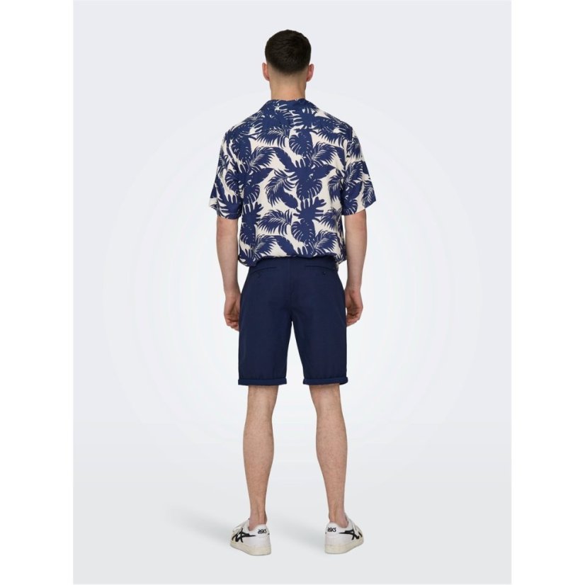 Only Men's Chino Shorts Dark Navy