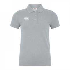 Canterbury Waimak Polo Shirt Junior Grey Marl