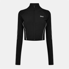 Everlast Stretch Woven Track Top Womens Black