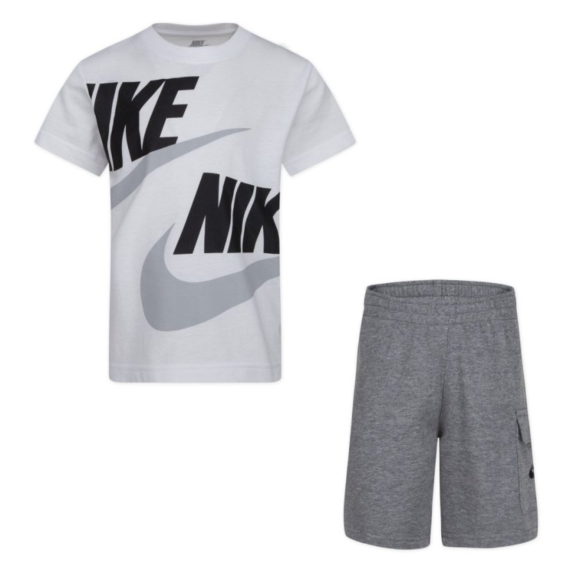 Nike Kids' Closed Hem Fleece Jogging Bottoms Carbon Heather