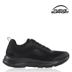 Slazenger Curve Support Trainer Mens Black/Black