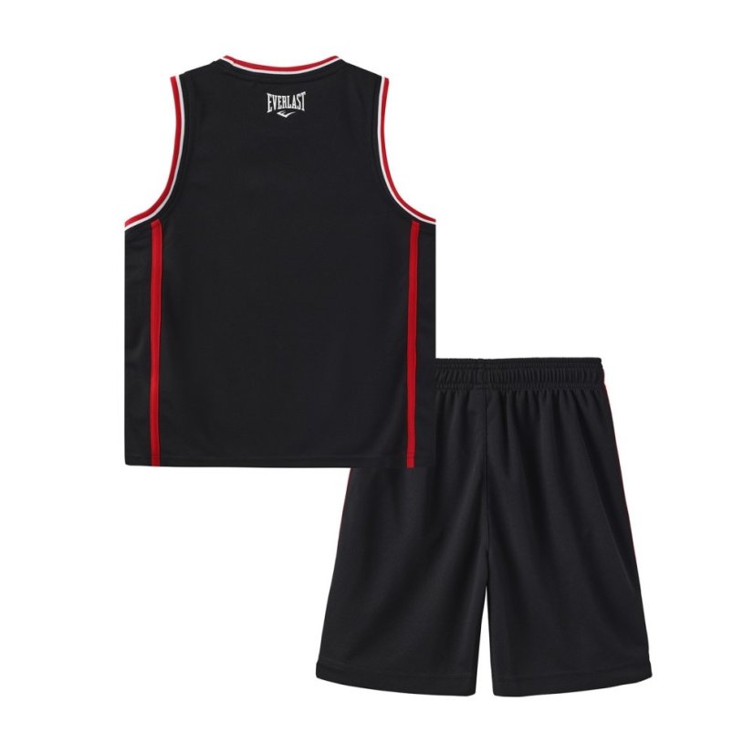 Everlast Basketball Set Junior Black/Red