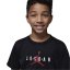 Air Jordan Air Longline Graphic T Shirt Junior Boys Black/Red