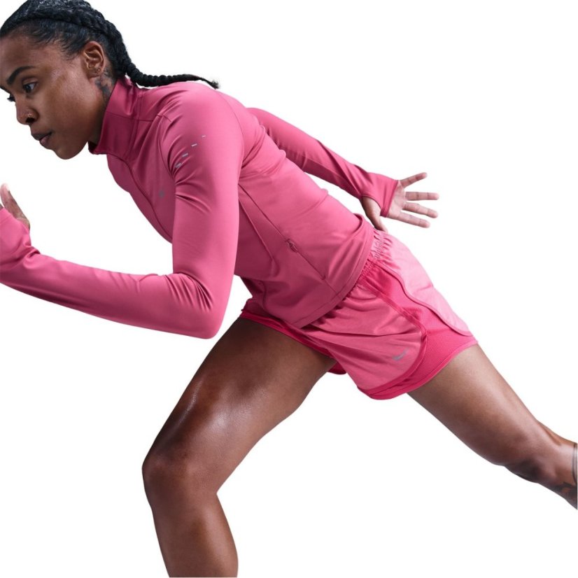 Nike Tempo Women's Dri-FIT Mid-Rise Brief-Lined Running Shorts Rush Pink