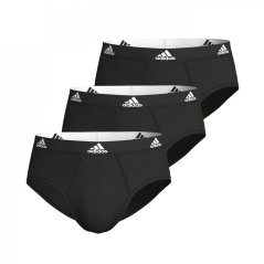 adidas 3-Pack Active Flex Cotton Brief Black