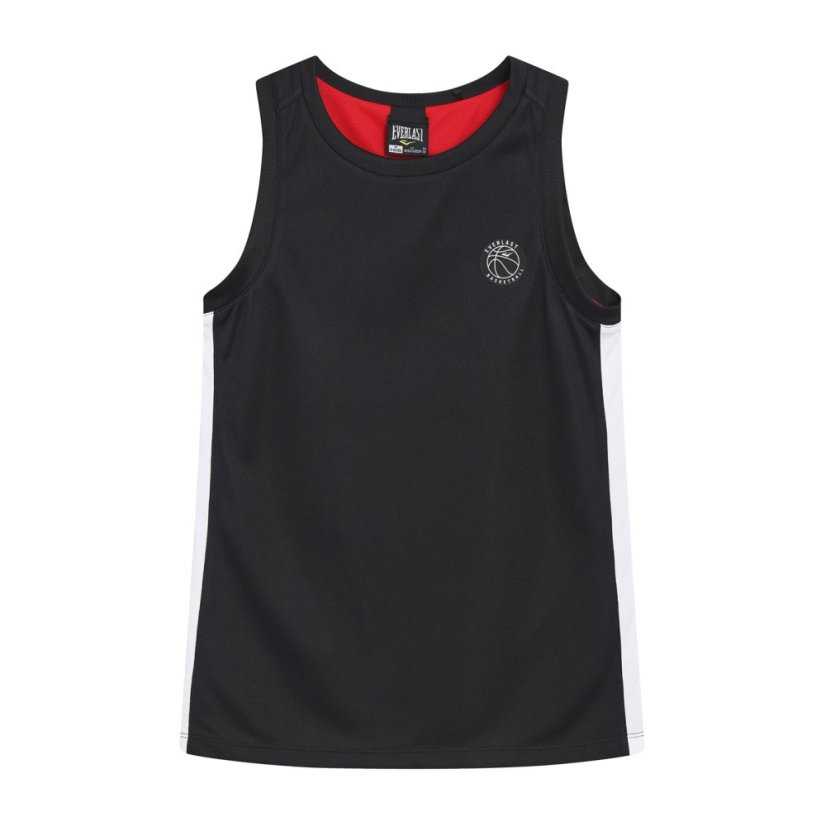 Everlast Basketball Performance Vests Juniors Black/Red