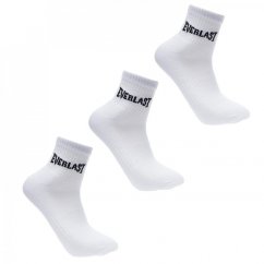 Everlast Quarter Sock 3 Pack Ladies White