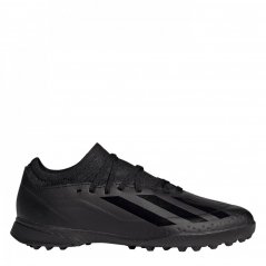 adidas X Crazyfast League Childrens Astro Turf Football Boots Black/Black