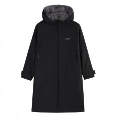 Gul Unisex Kids Gelert Waterproof Fleece Lined Long Sleeve Oversized Fit Insulated Robe Black