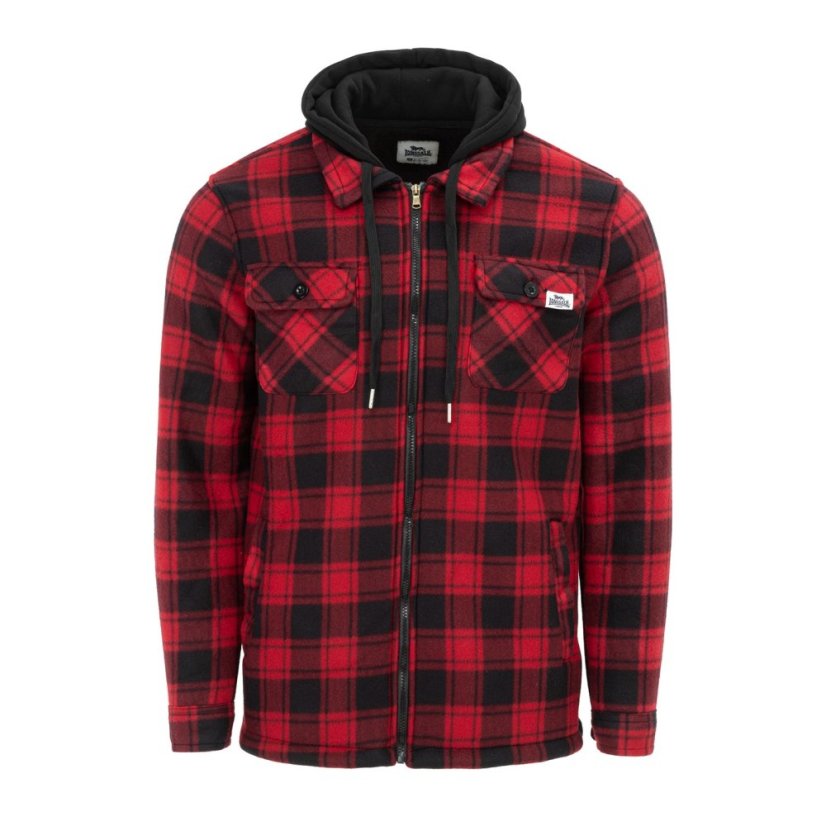 Lonsdale Mens Sherp Shirt Red