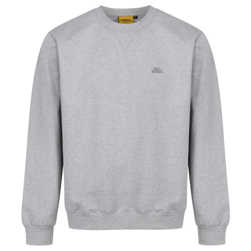 Iron Mountain Crew Neck Sweatshirt Light Grey