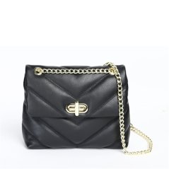 Miso Quilted Crossbody Bag Womens Black