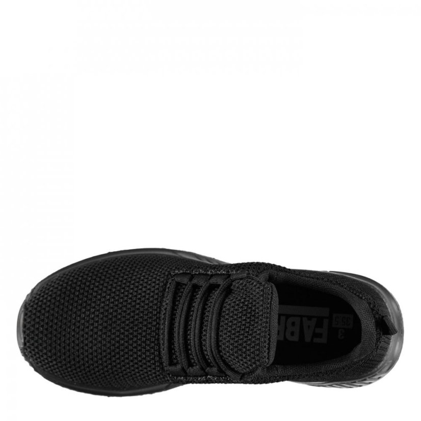 Fabric Santo Junior Trainers Black/Black