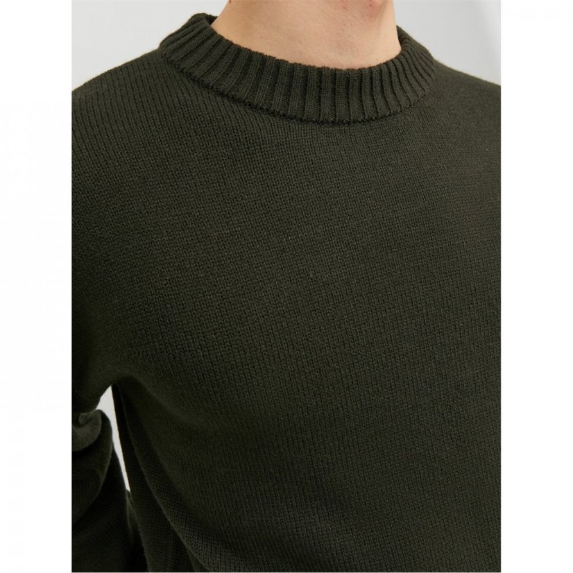 Jack and Jones Relax Crew Neck Jumper Rosin