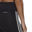 adidas Designed to Move High-Rise 3-Stripes 7/8 Sport Tig Black / White