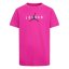 Air Jordan Air Longline Graphic T Shirt Junior Boys Laser Fuschia