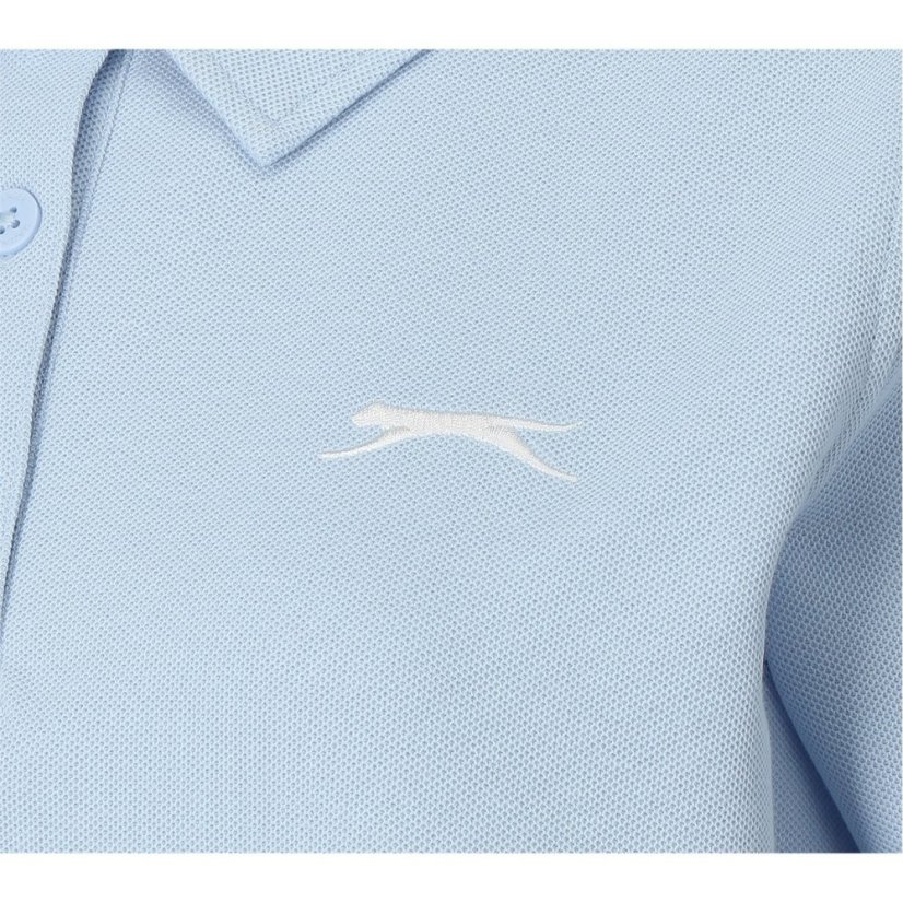 Slazenger Pique Polo Womens Baby Blue