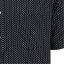 Fabric Short Sleeve Poplin Shirt Black Geo