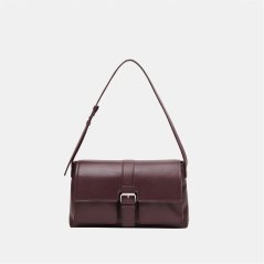 Firetrap Women's PU Buckle Loop Shoulder Bag Bordo