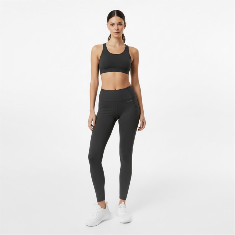 USA Pro USAPro Core High Rise Leggings Womens Charcoal