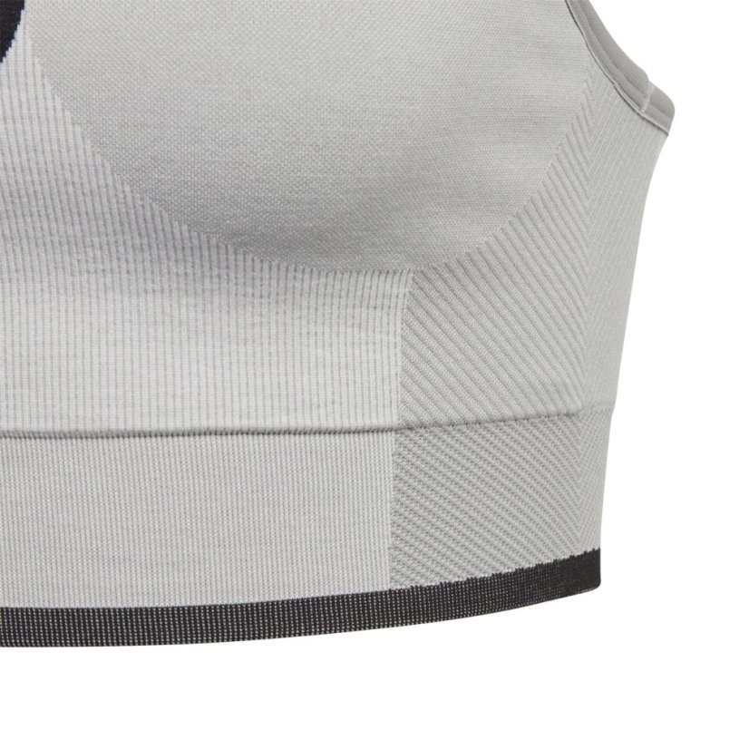 adidas Women's Non Wired Medium Impact Sports Bra Grey