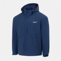 Gelert Men's Hooded Water Resistant Windproof Waterproof Jacket Blue