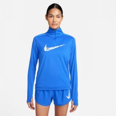 Nike Swoosh Women's Dri-FIT 1/2-Zip Mid Layer Hyper Royal