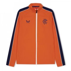 Castore Rangers Anthem Jacket 2023 2024 Juniors Orange