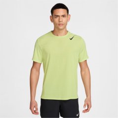 Nike Aeroswift Short Sleeve Top Mens Lemon/Black