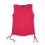 Miss Posh V Neck Sleeveless Top Ladies Cerise