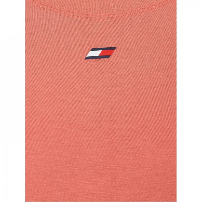 Tommy Sport Relaxed Crewneck T-shirt Crystal Coral