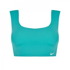 Nike Essentials Swim Crop Top Washed Teal