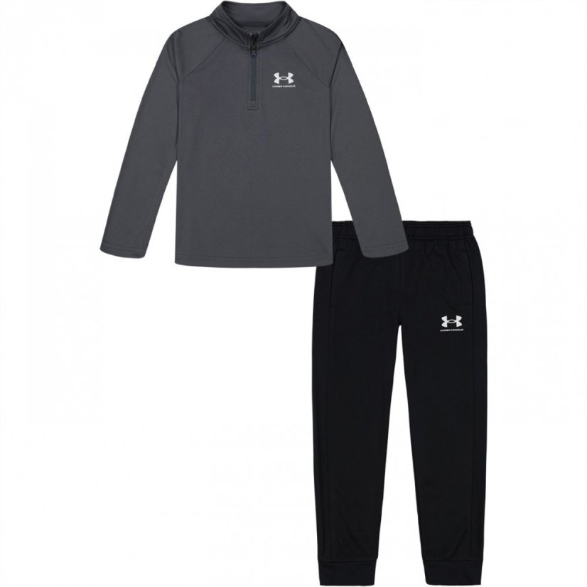 Under Armour Armour quarter Zip Set Infant Boys Grey/Black