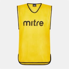 Mitre Adults Pro Train Football Bibs Yellow/Black