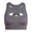 adidas CoreFlow Studio Medium-Support Yoga Wind Bra Womens Grey