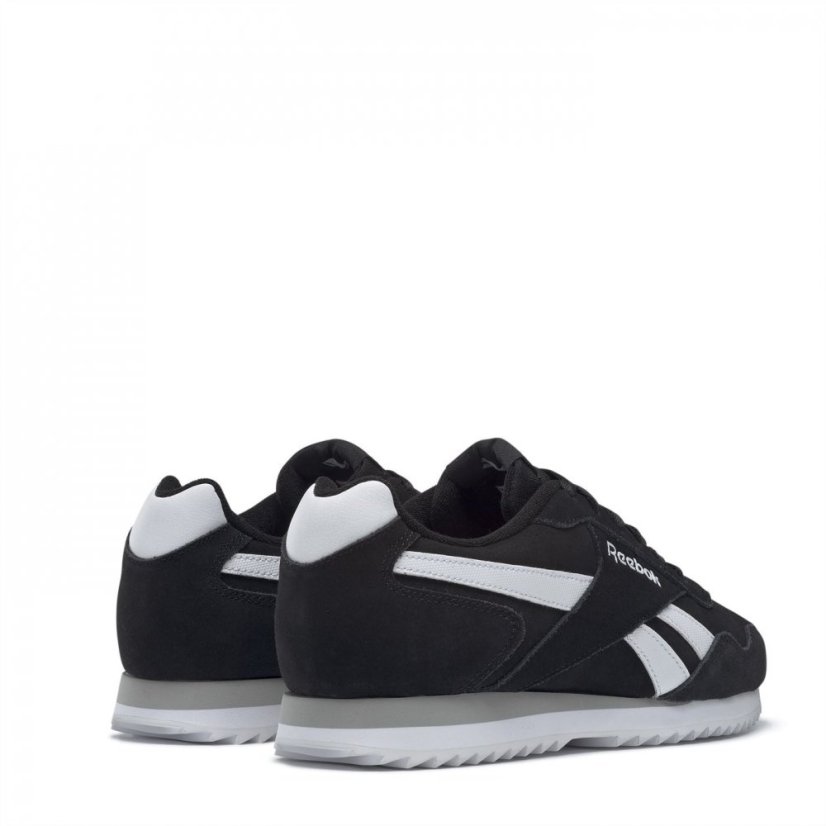 Reebok Royal Glide Ripple Mens Shoes Black/White