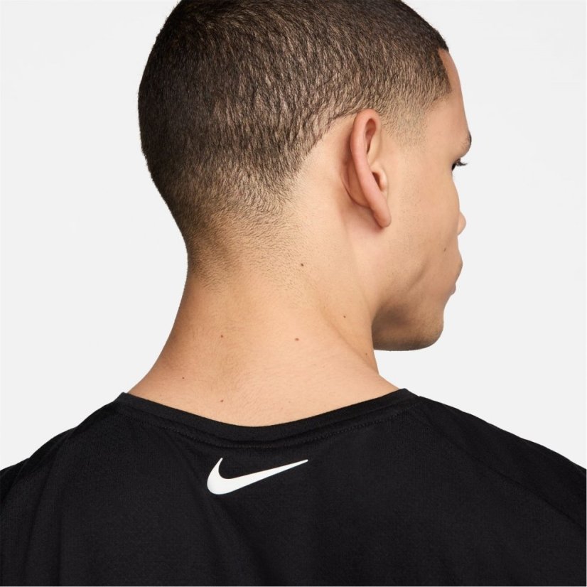 Nike Rise 365 Run Energy Men's Short-Sleeve Running Top Black/White