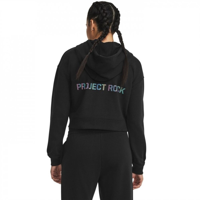 Under Armour Armour Pjt Rck Hw Terry Fz Q4 Fleece Womens Black