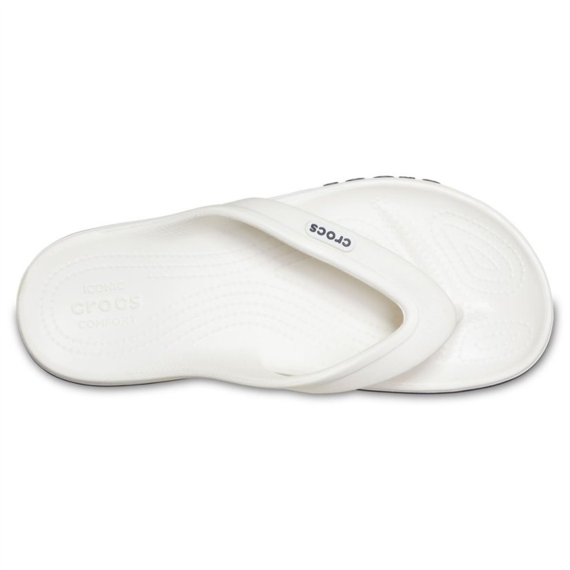 Crocs Bayaband Flip Flop Mens White/Navy