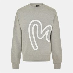 Money Sig Star Crew Grey Melange