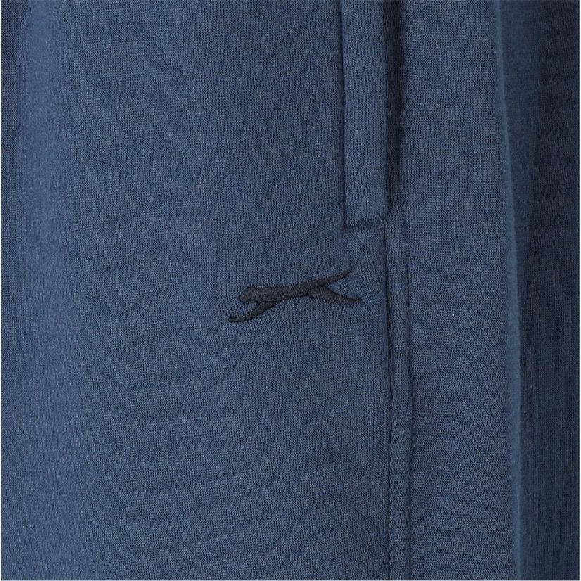 Slazenger Cuffed Fleece Jogging Bottoms Mens Steel Blue