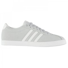 adidas Court Set Suede Ladies Trainers AeroBlue/White