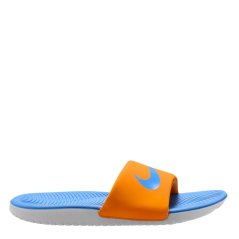 Nike Kawa Little/Big Kids' Pool Sliders Orange/Blue
