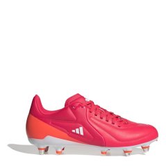 adidas Adizero RS15 Elite Adults Soft Ground Rugby Boots Luc Red/Ftwr